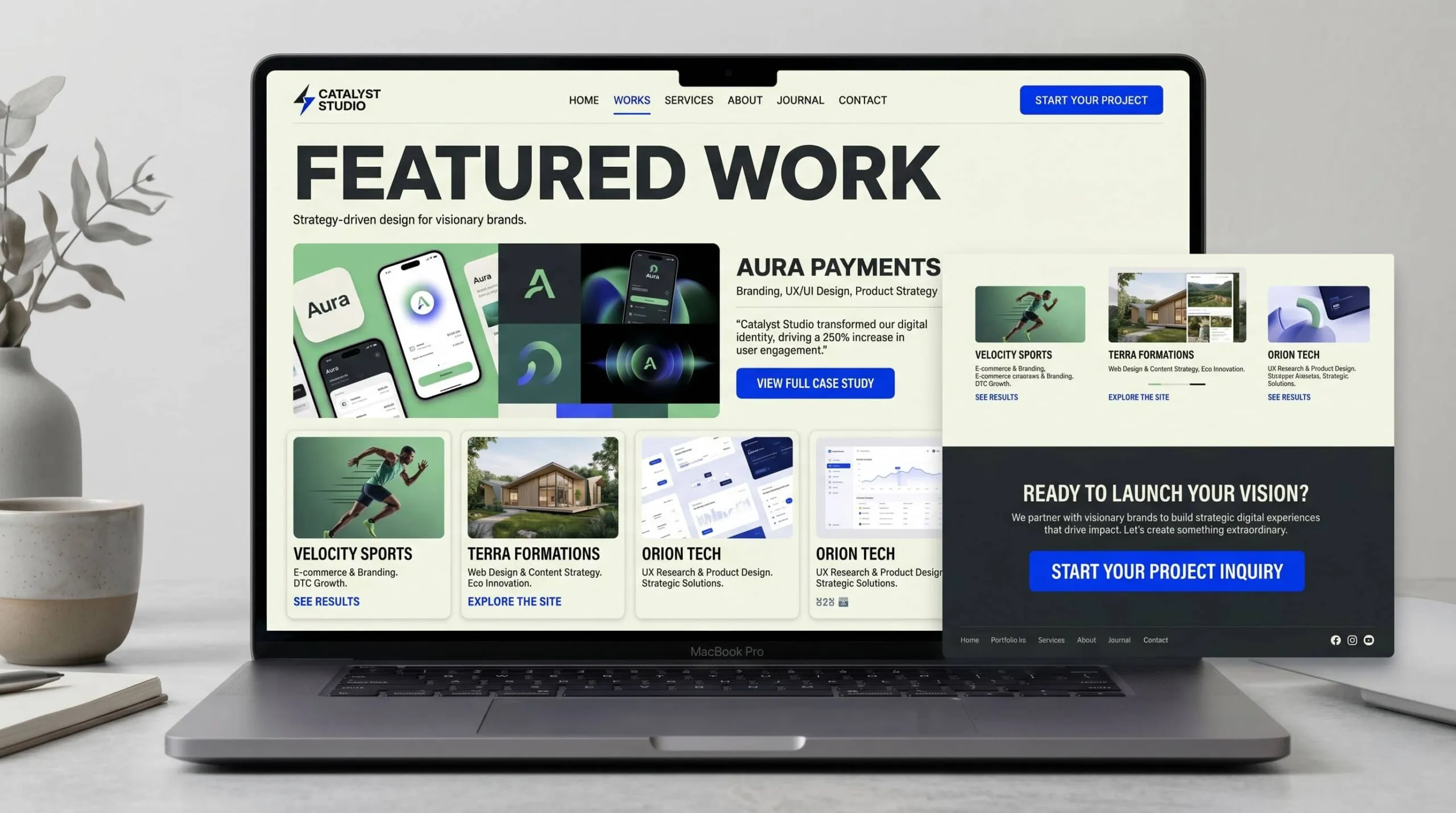 An Alkalyne Design small business website project example