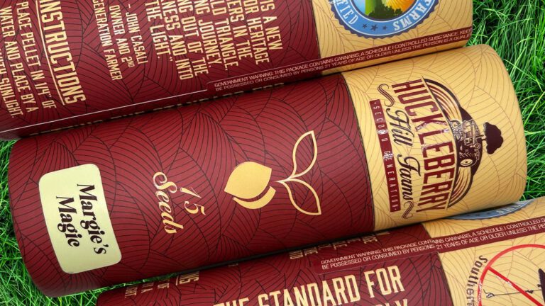 Huckleberry Hill Farms packaging